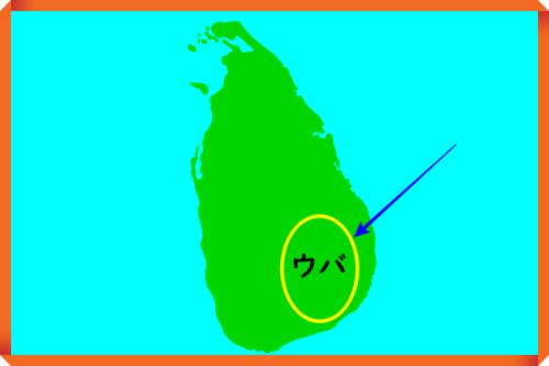 スリランカ・ウバの地図